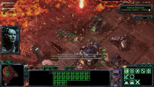 Screenshot: StarCraft 2 in einer seiner ikonischten Missionen