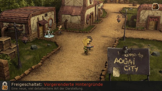 Screenshot: Wer sich an Klassiker anlehnen will, muss mittlerweile überholte Techniken wie vorgerenderte Hintergründe nutzen