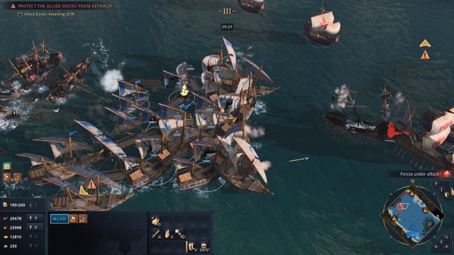 Screenshot: Seeschlachte sind zwar nicht ganz neu, in einer Kampagne von Age of Empires 4 waren sie aber bisher kein Thema