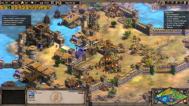 Screenshot: Große Schlachtszene aus Age of Empires 2: Definitive Edition - Chronicles: Battle for Greece