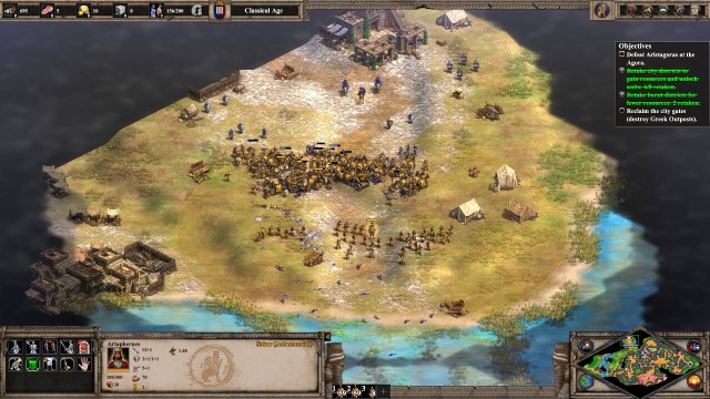 Screenshot: Auren gibt es schon länger im Spiel, seit kurzem werden sie auch dargestellt. Battle for Greece macht davon ausgiebig gebrauch.