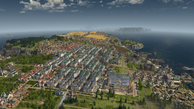 Screenshot: Screenshot meiner voll ausgebauten Insel im Endlosspiel.